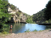 swimming at Camplong